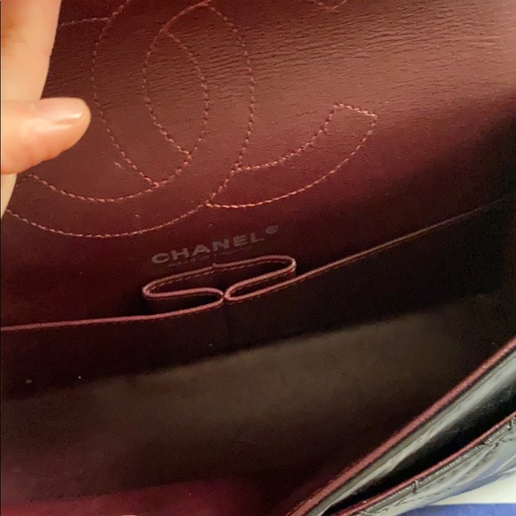 Sold Authentic Chanel 2.55 black reissue bag - Picture 8 of 9